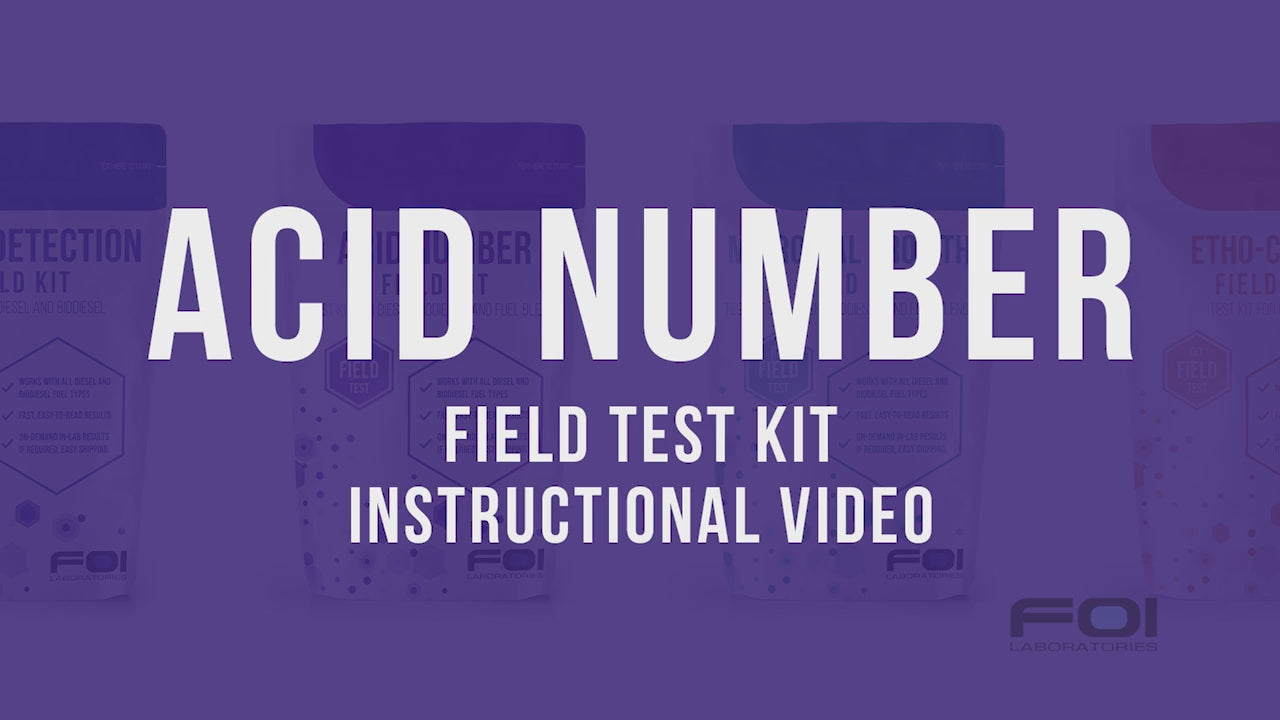 Acid Number Fuel Test Kit